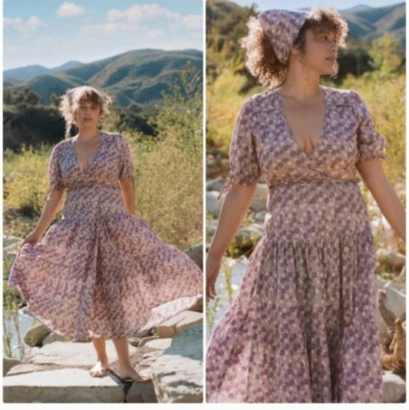 Christy Dawn Dresses & Skirts - CHRISTY DAWN The Augusta Dress in Wisteria Wildflower Meadow XL